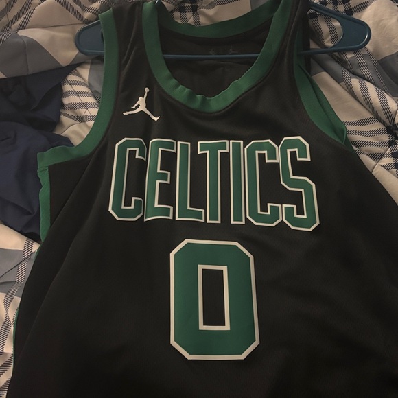 NBA Dri-Fit Jersey in Black and Green - Picture 1 of 4